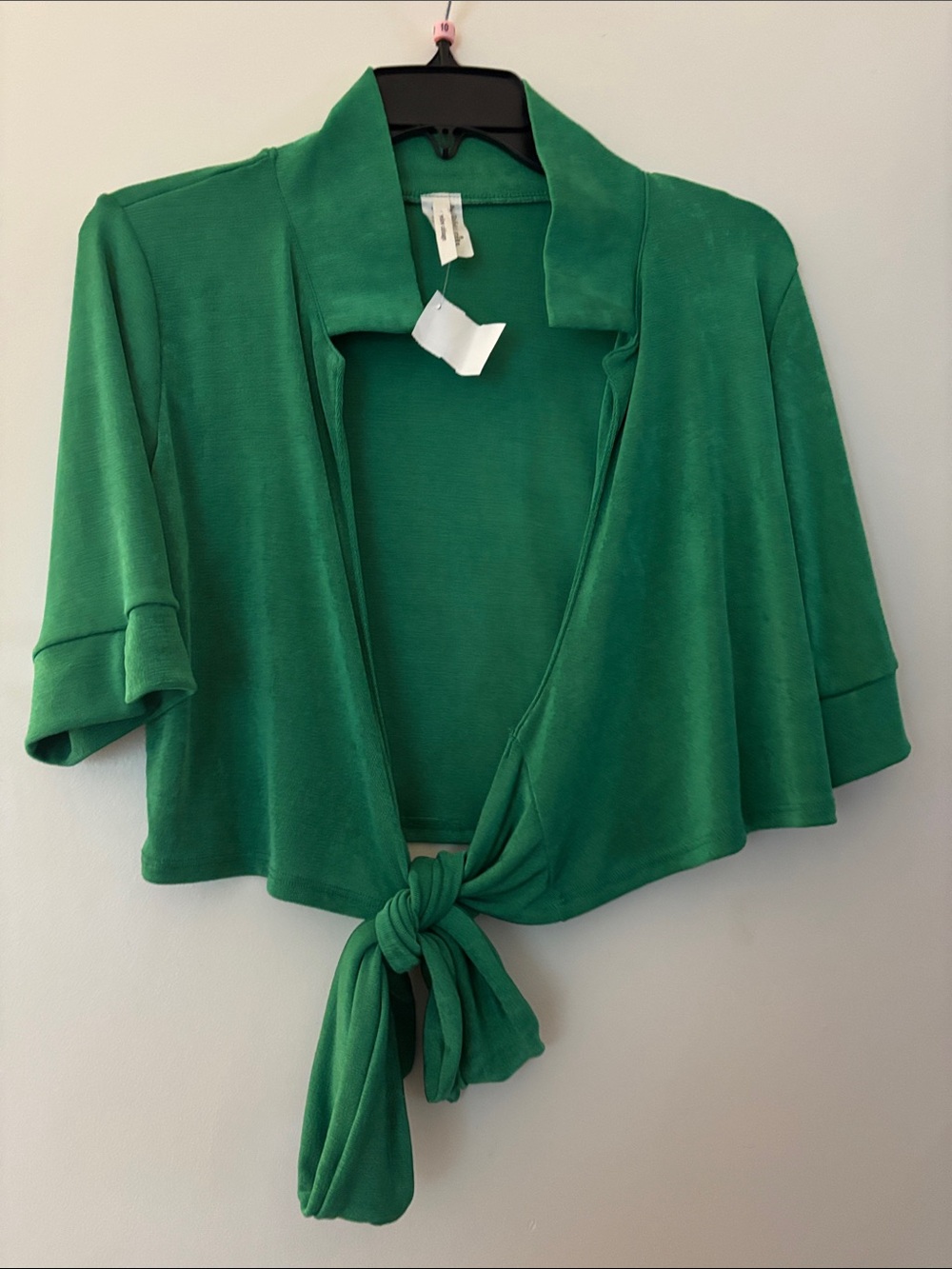 Half of cover-up blouse